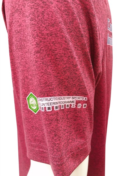 Customized horn sleeve running sweatshirt Design T-shirt heat transfer logo Men's running sweatshirt Round neck Construction industry sweatshirt custom manufacturer W218 detail view-1